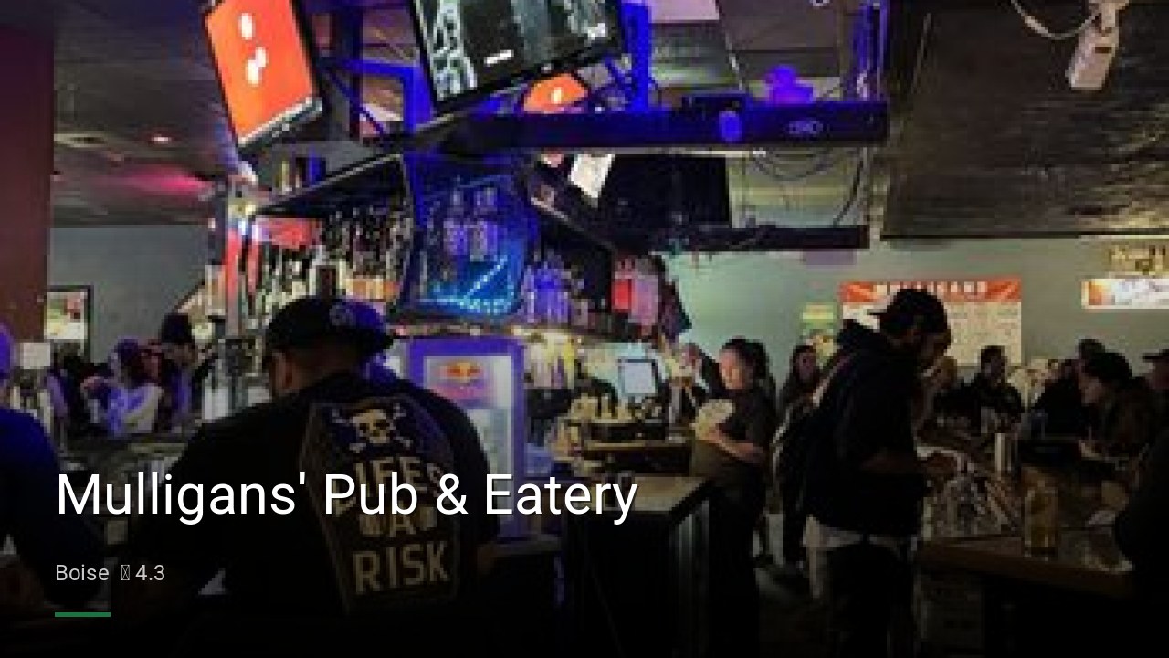 Mulligans' Pub & Eatery - Sports Bars in Boise