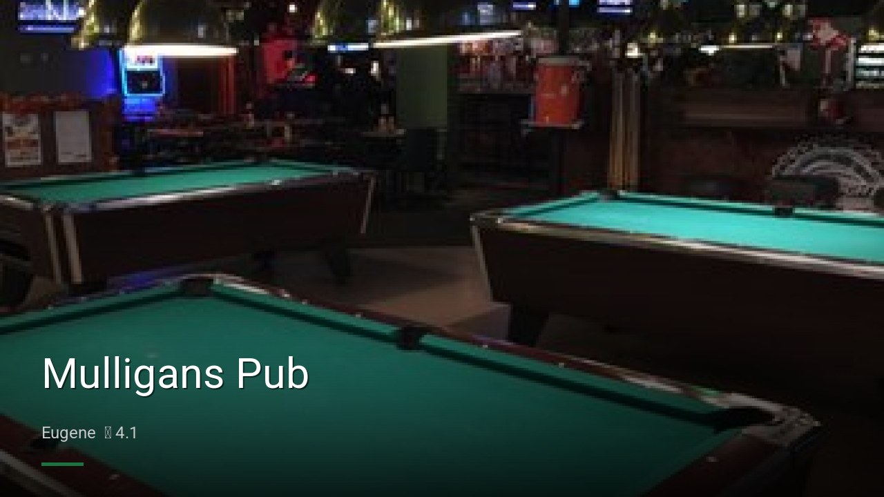 Mulligans Pub - Sports Bars in Eugene