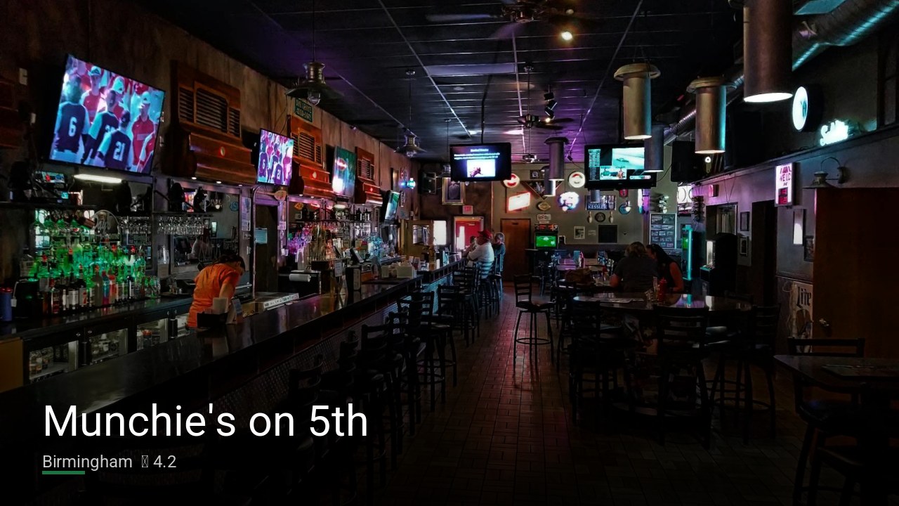Munchie’s on 5th — Sports bars in Birmingham