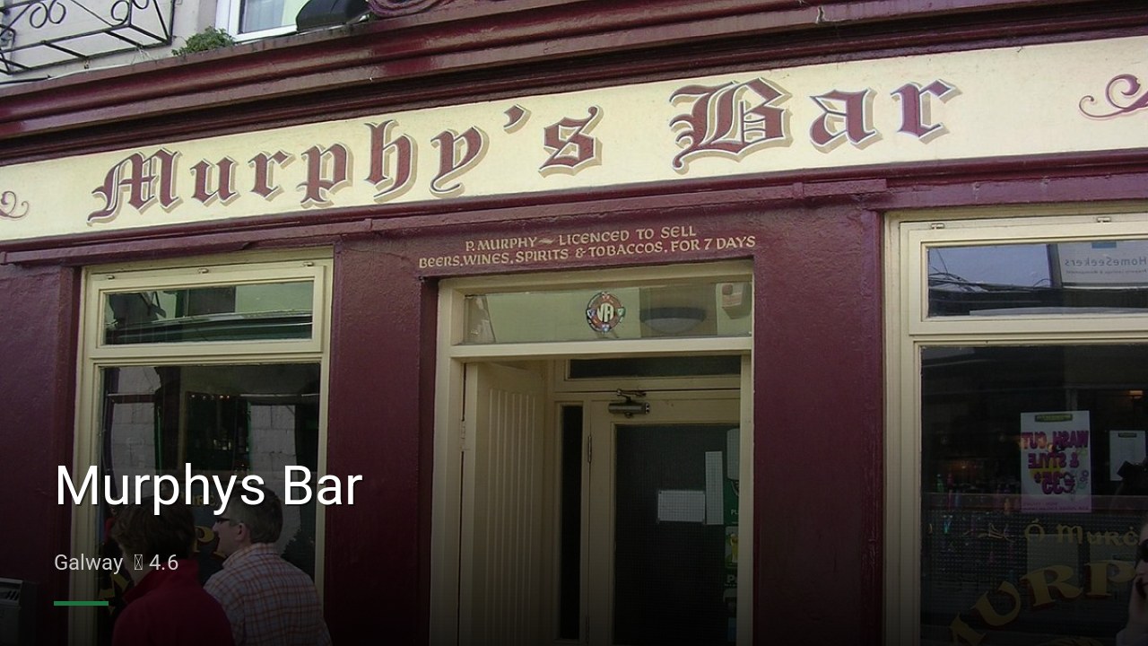 Murphys Bar - Sports Bars in Galway