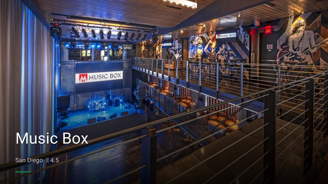 Music Box - Sports Bars in San Diego