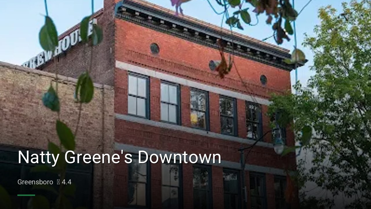 Natty Greene's Downtown - Sports Bars in Greensboro