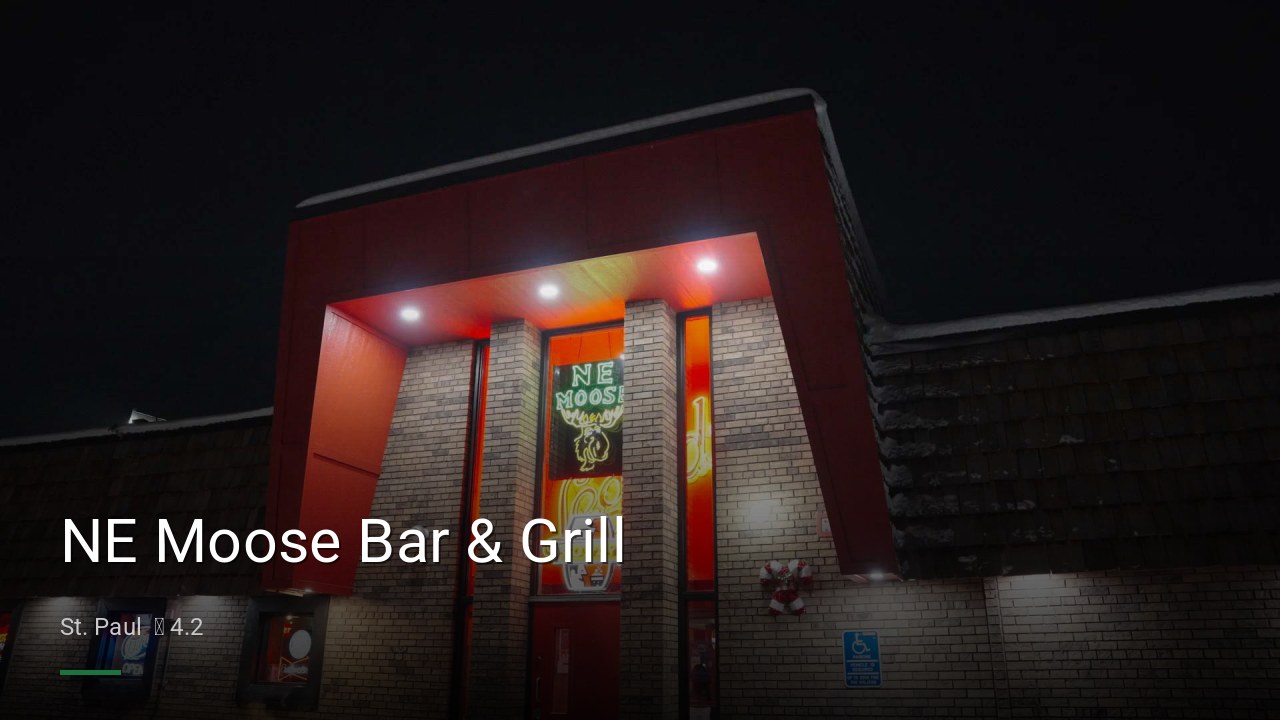 NE Moose Bar & Grill - Sports Bars in St. Paul