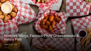Nonnies Wings, Famous Philly Cheesesteaks & Pete’s Fish — Sports bars in Cape Coral