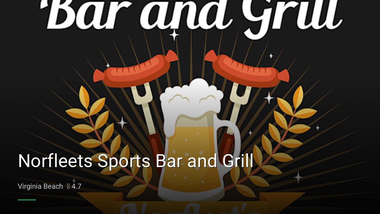 Norfleets Sports Bar and Grill - Sports Bars in Virginia Beach