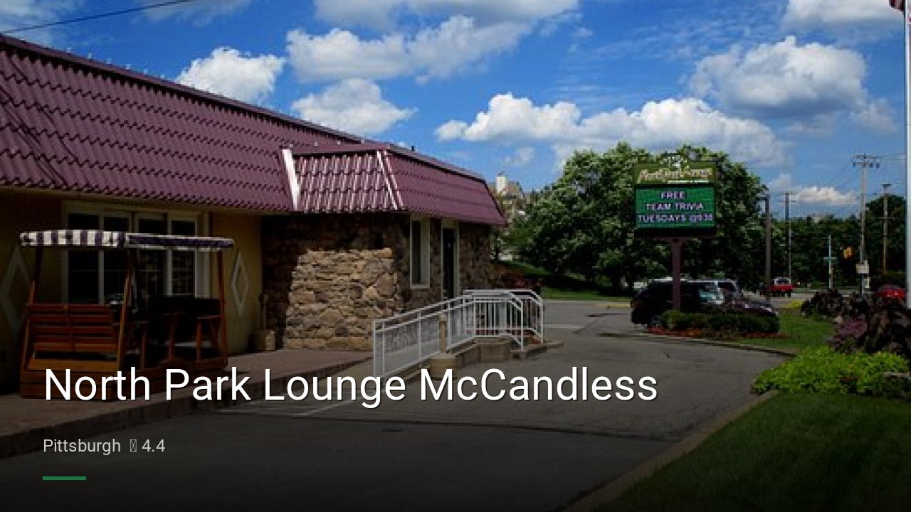North Park Lounge McCandless - Sports Bars in Pittsburgh