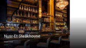 Nusr-Et Steakhouse — Sports bars in Miami