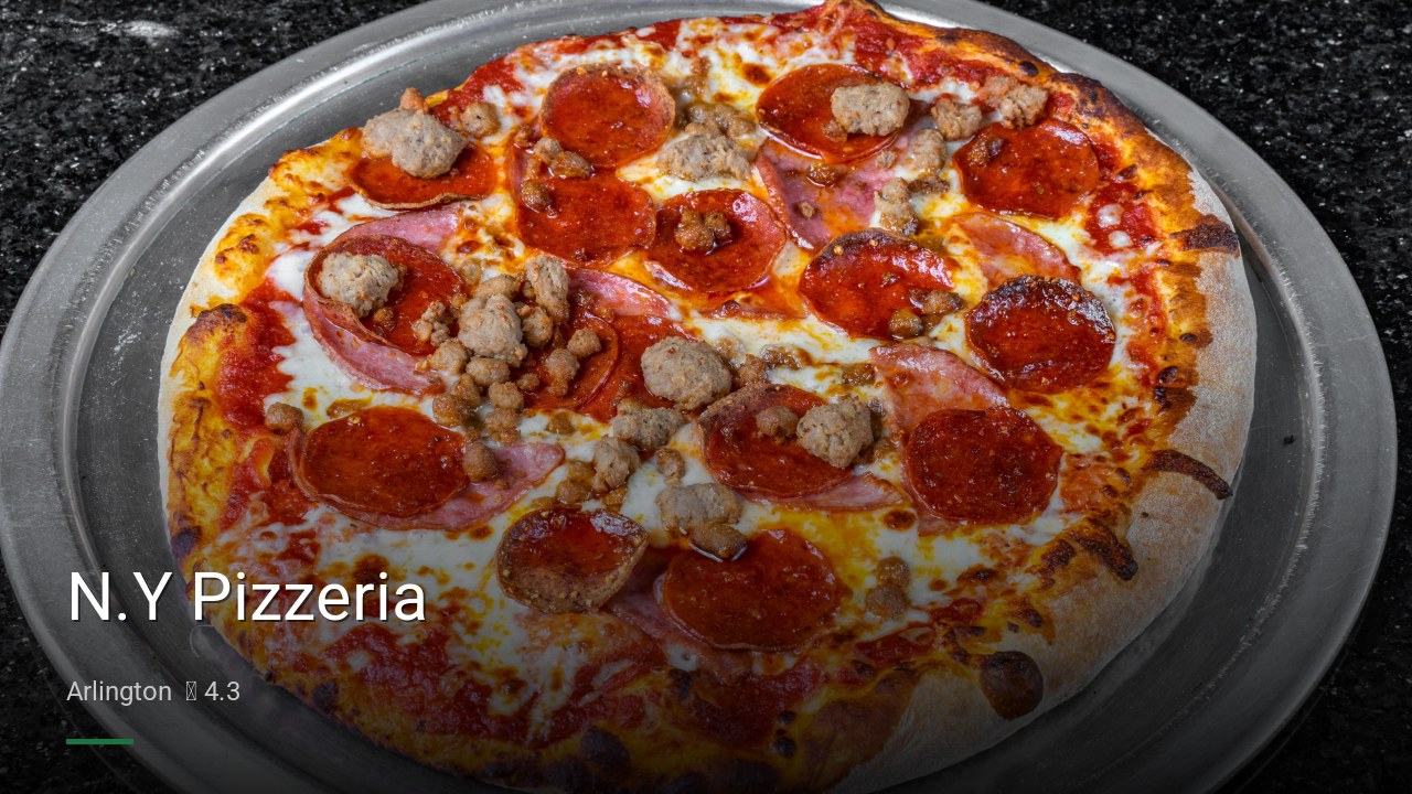 N.Y Pizzeria - Sports Bars in Arlington