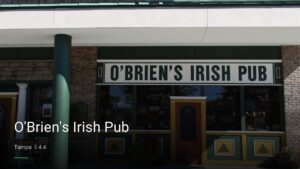 O’Brien’s Irish Pub — Sports bars in Tampa