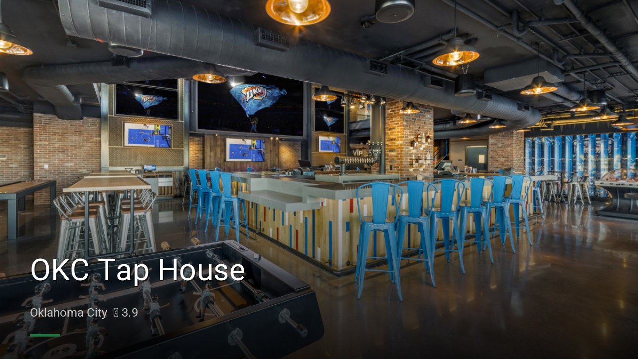 OKC Tap House - Sports Bars in Oklahoma City