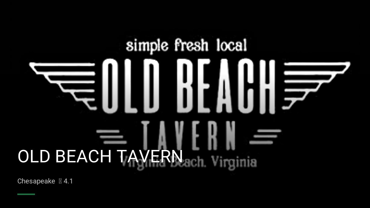 OLD BEACH TAVERN - Sports Bars in Chesapeake