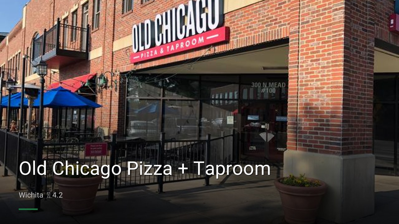 Old Chicago Pizza + Taproom - Sports Bars in Wichita