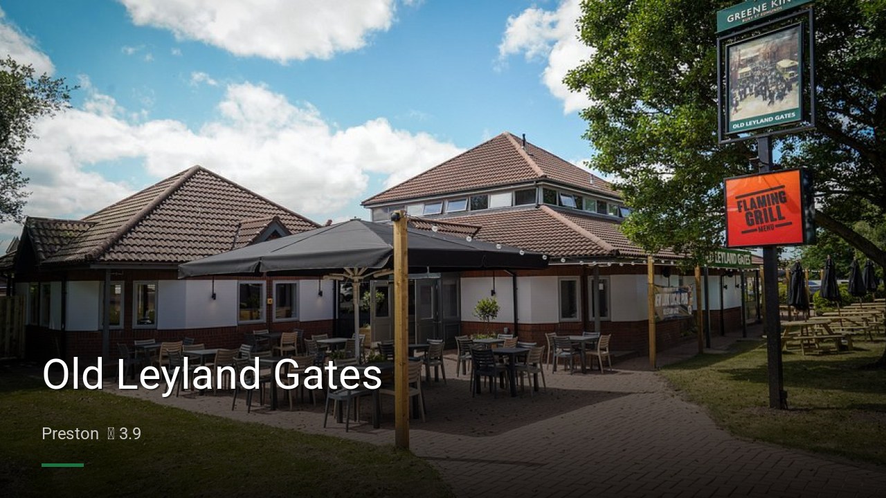 Old Leyland Gates - Sports Bars in Preston