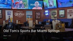 Old Tom’s Sports Bar Miami Springs — Sports bars in Miami