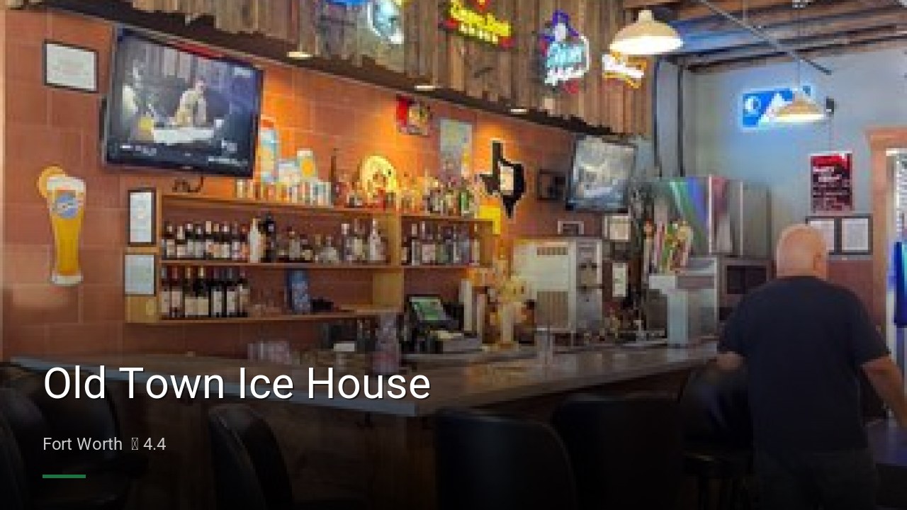 Old Town Ice House - Sports Bars in Fort Worth