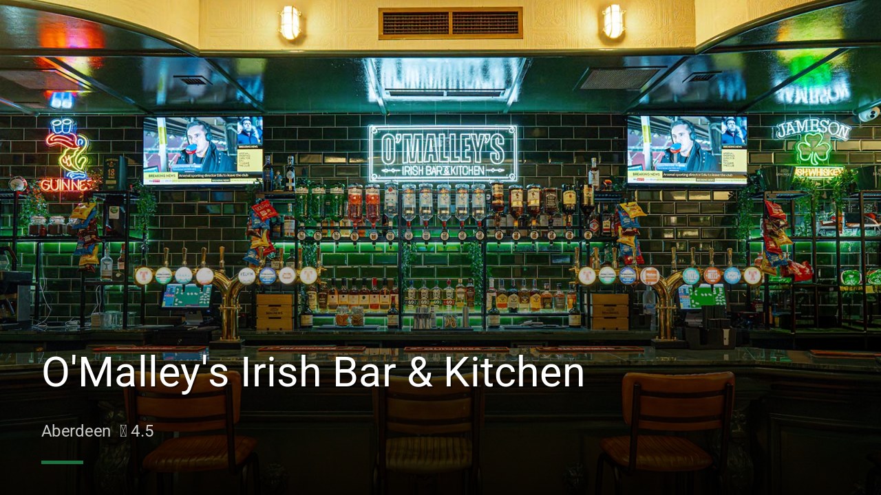 O'Malley's Irish Bar & Kitchen - Sports Bars in Aberdeen