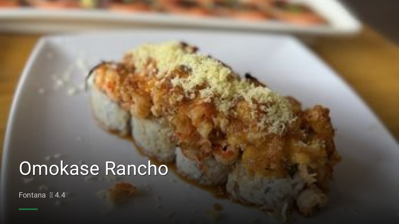 Omokase Rancho - Sports Bars in Fontana