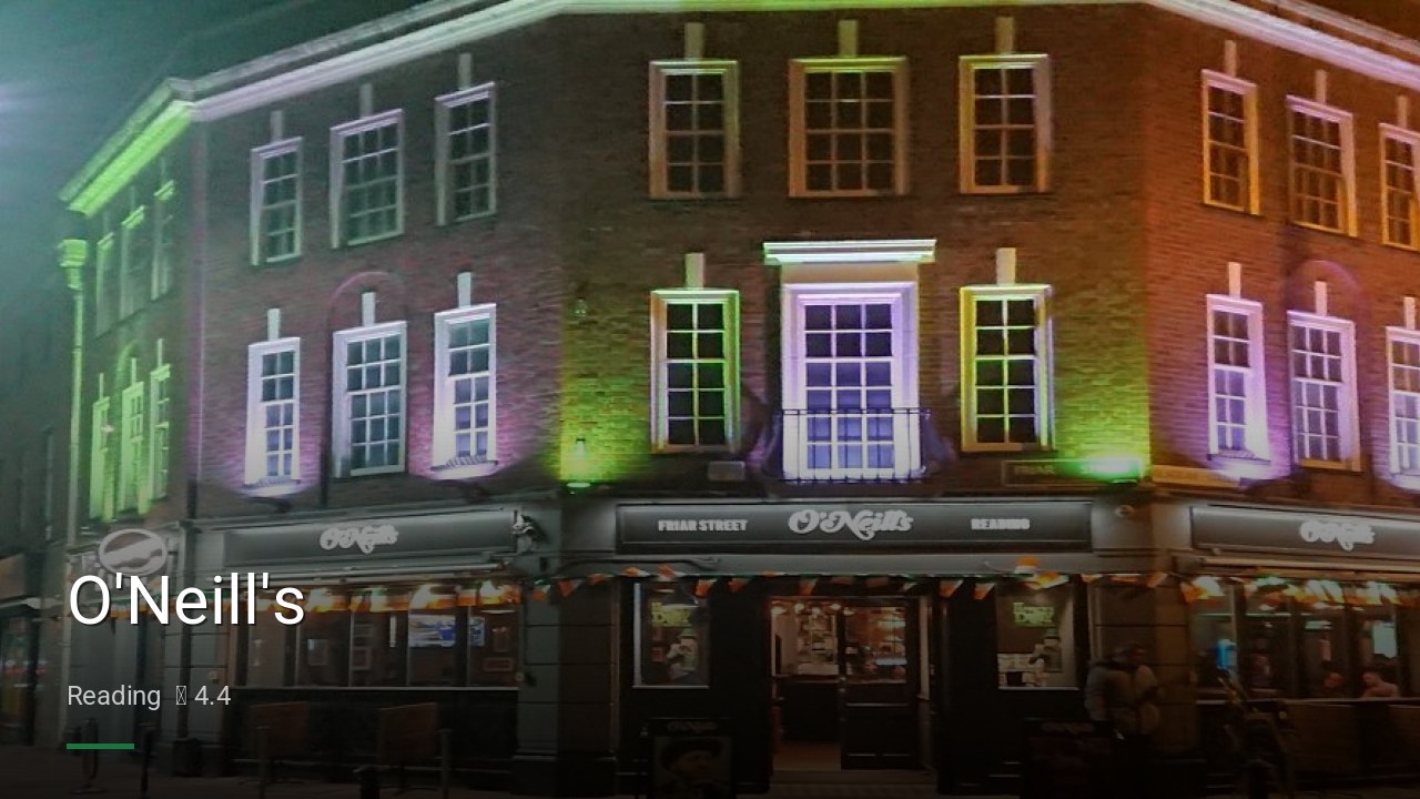 O'Neill's - Sports Bars in Reading