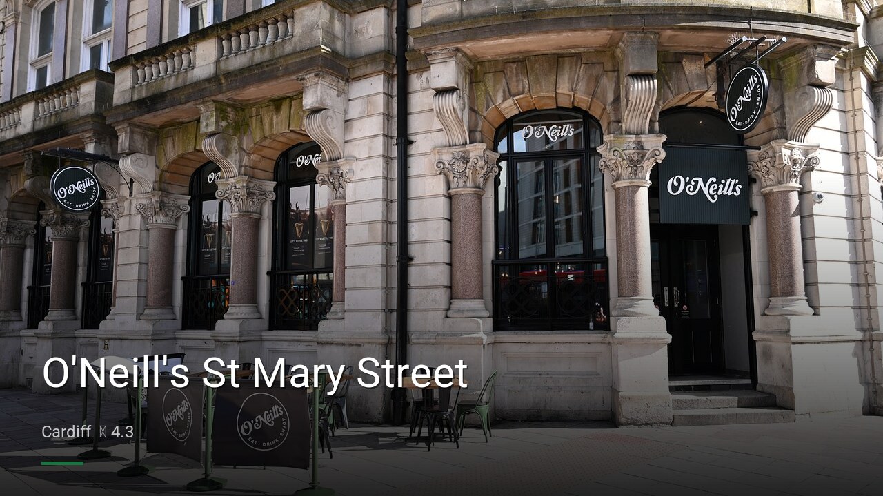 O'Neill's St Mary Street - Sports Bars in Cardiff