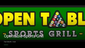 Opentable Sports Grill — Sports bars in Fort Worth