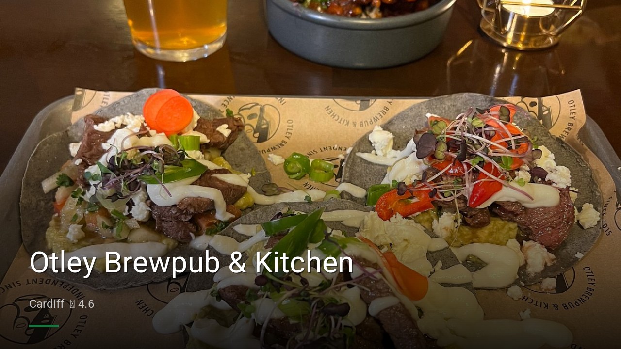 Otley Brewpub & Kitchen - Sports Bars in Cardiff