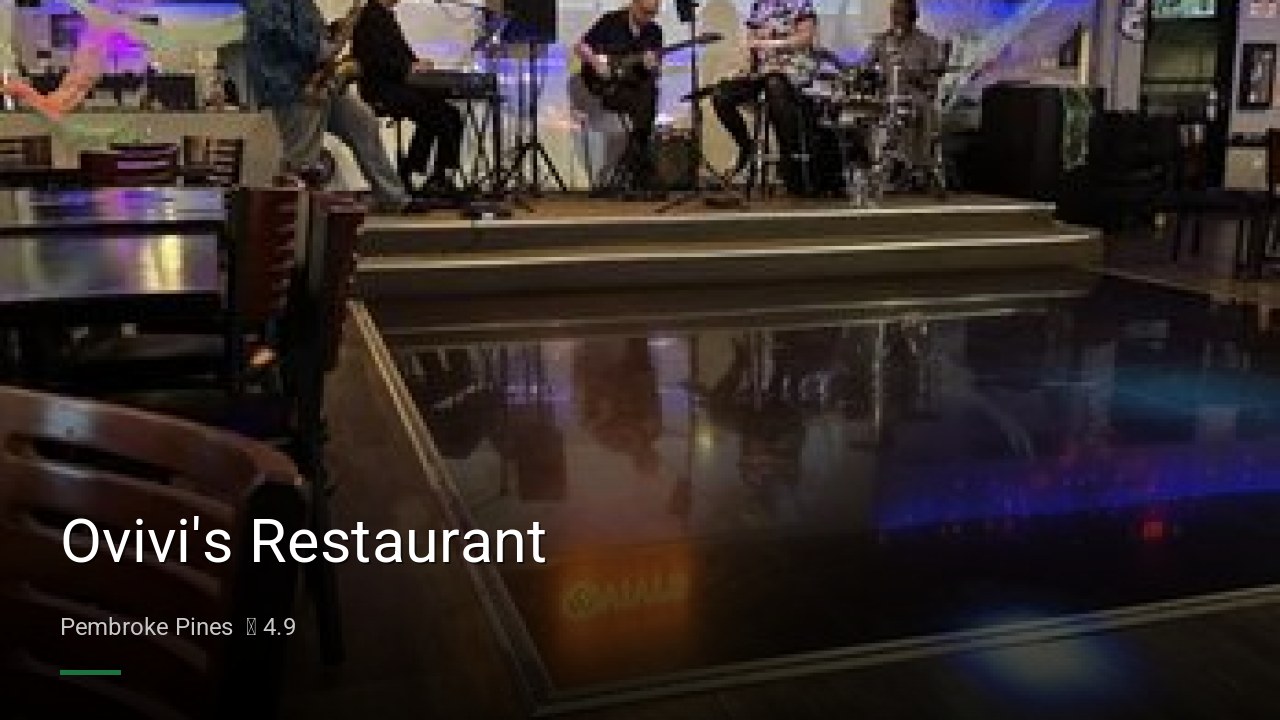 Ovivi's Restaurant - Sports Bars in Pembroke Pines