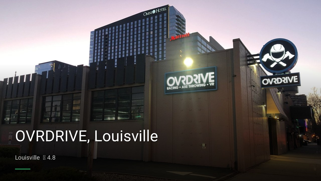 OVRDRIVE, Louisville - Sports Bars in Louisville
