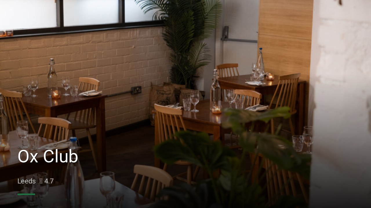 Ox Club - Sports Bars in Leeds