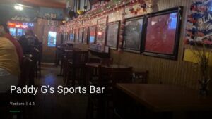 Paddy G’s Sports Bar — Sports bars in Yonkers