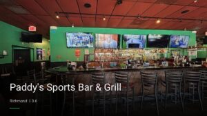 Paddy’s Sports Bar & Grill — Sports bars in Richmond