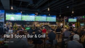 Par 3 Sports Bar & Grill — Sports bars in Ontario