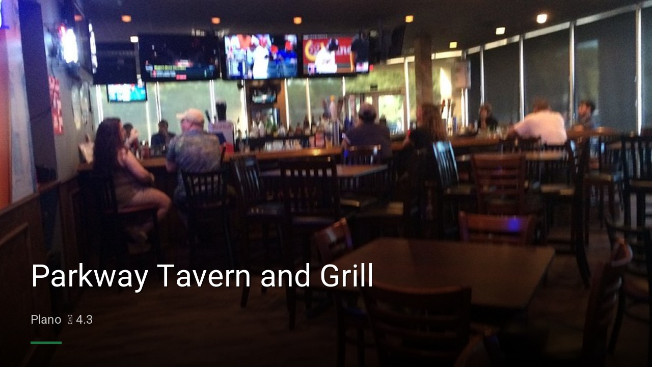 Parkway Tavern and Grill - Sports Bars in Plano