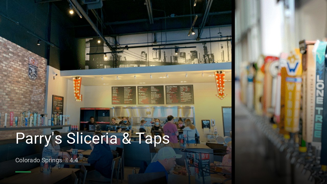 Parry's Sliceria & Taps - Sports Bars in Colorado Springs