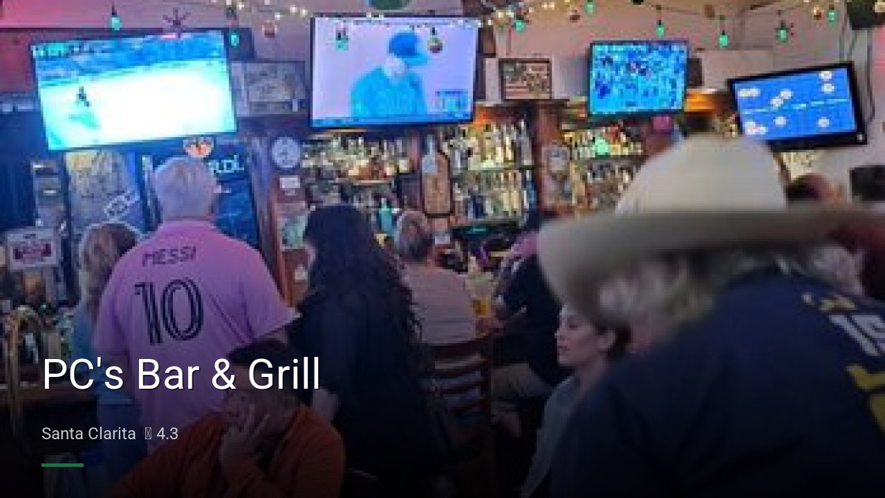 PC's Bar & Grill - Sports Bars in Santa Clarita