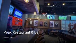 Peak Restaurant & Bar — Sports bars in Arlington