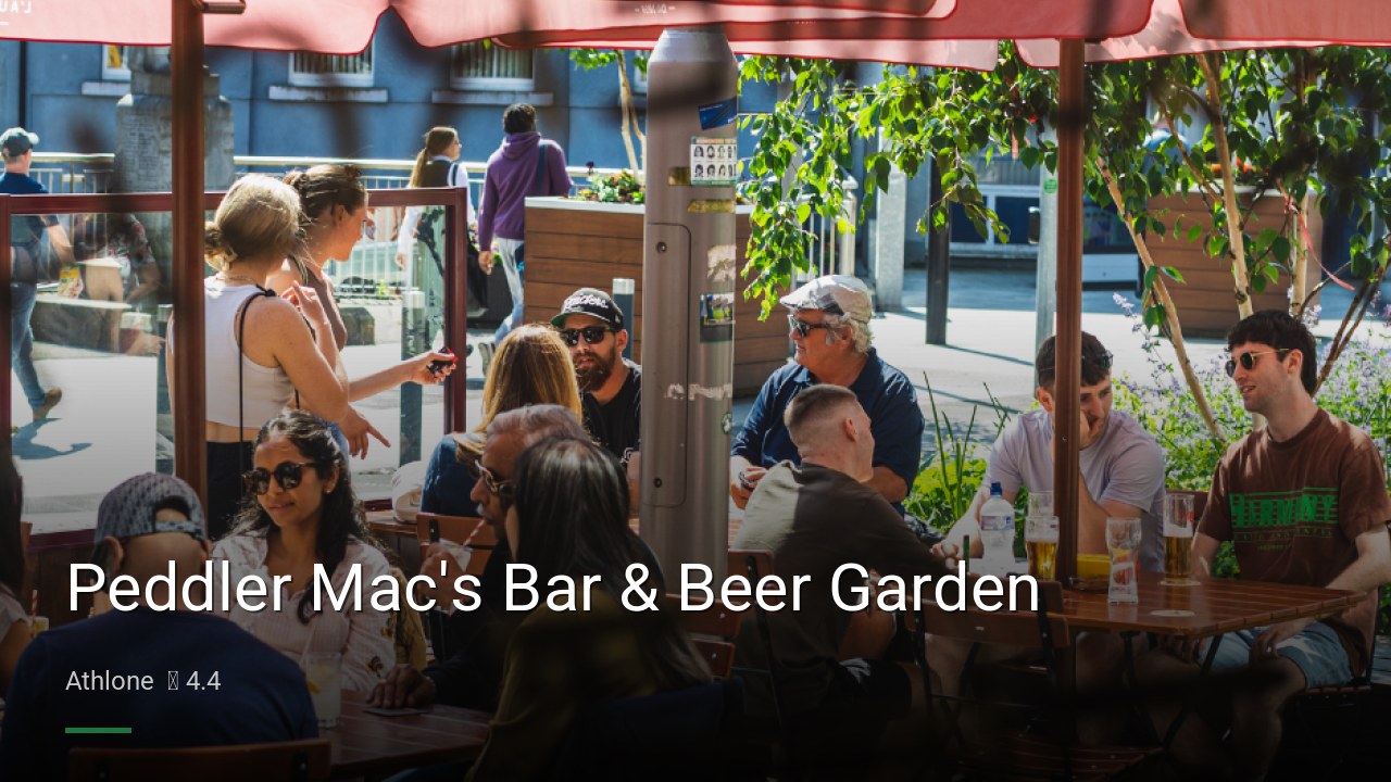 Peddler Mac's Bar & Beer Garden - Sports Bars in Athlone