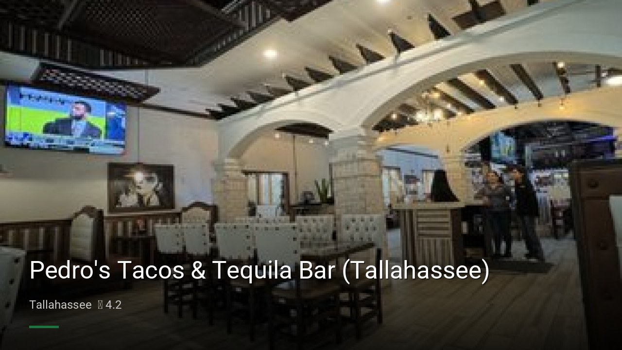 Pedro's Tacos & Tequila Bar (Tallahassee) - Sports Bars in Tallahassee