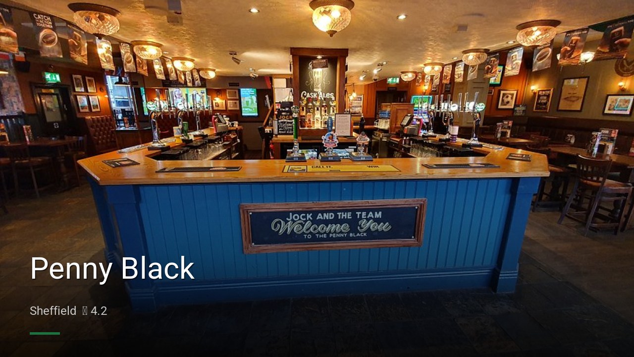 Penny Black - Sports Bars in Sheffield