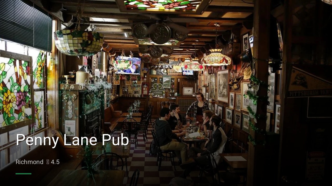 Penny Lane Pub - Sports Bars in Richmond