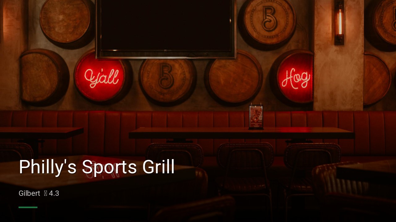Philly’s Sports Grill — Sports bars in Gilbert