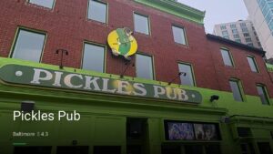 Pickles Pub — Sports bars in Baltimore
