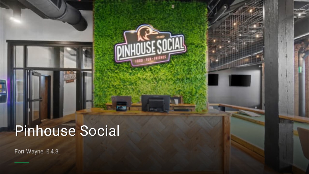 Pinhouse Social - Sports Bars in Fort Wayne