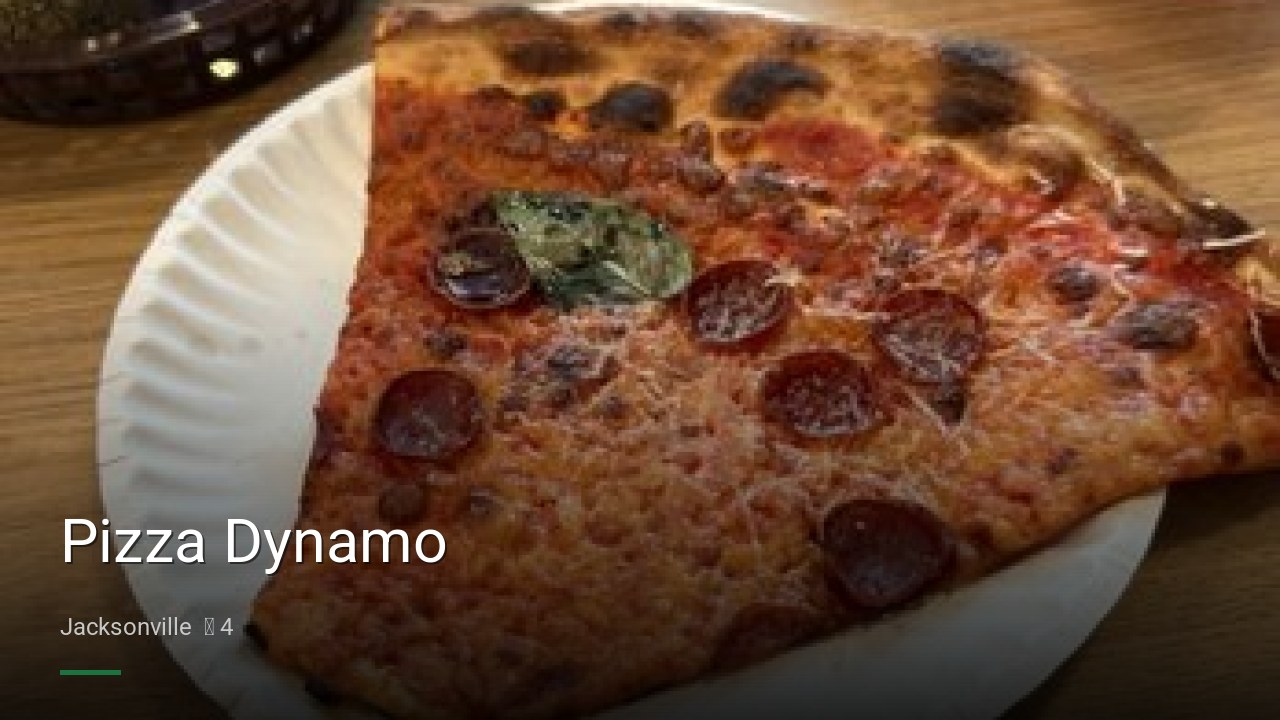 Pizza Dynamo - Sports Bars in Jacksonville