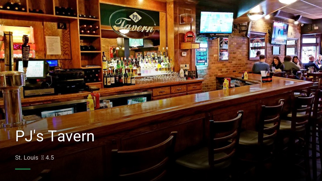 PJ's Tavern - Sports Bars in St. Louis