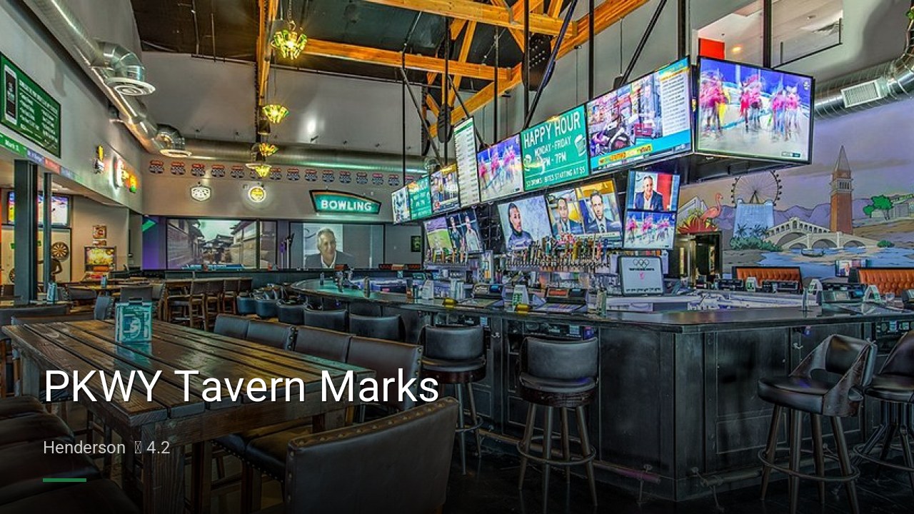 PKWY Tavern Marks - Sports Bars in Henderson