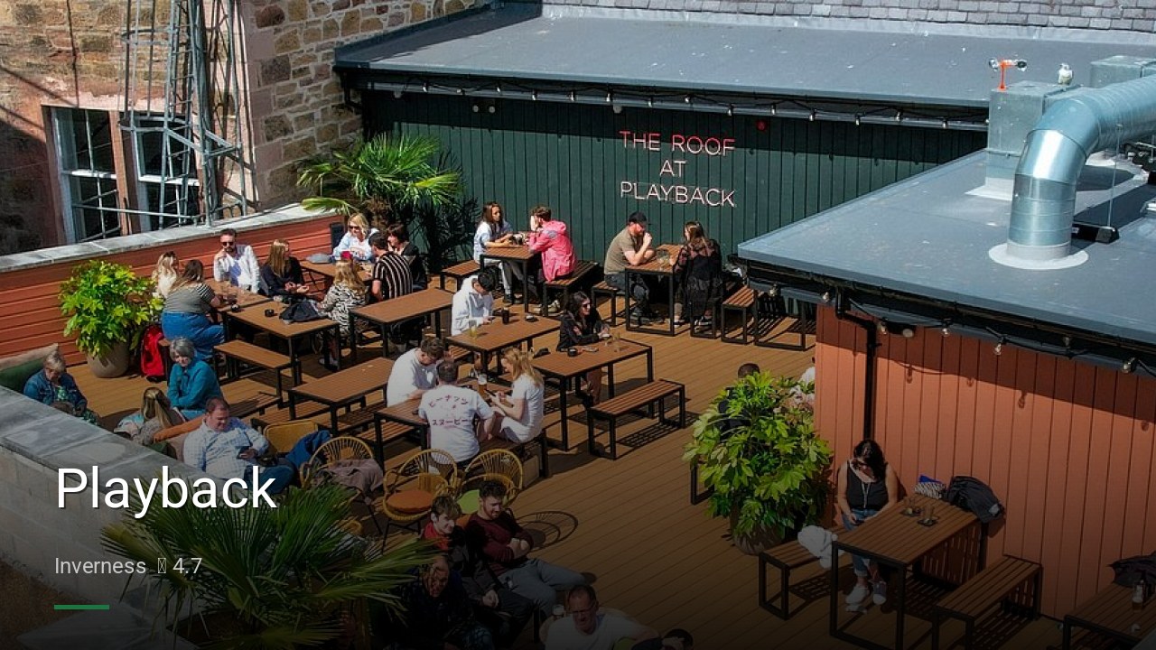 Playback - Sports Bars in Inverness