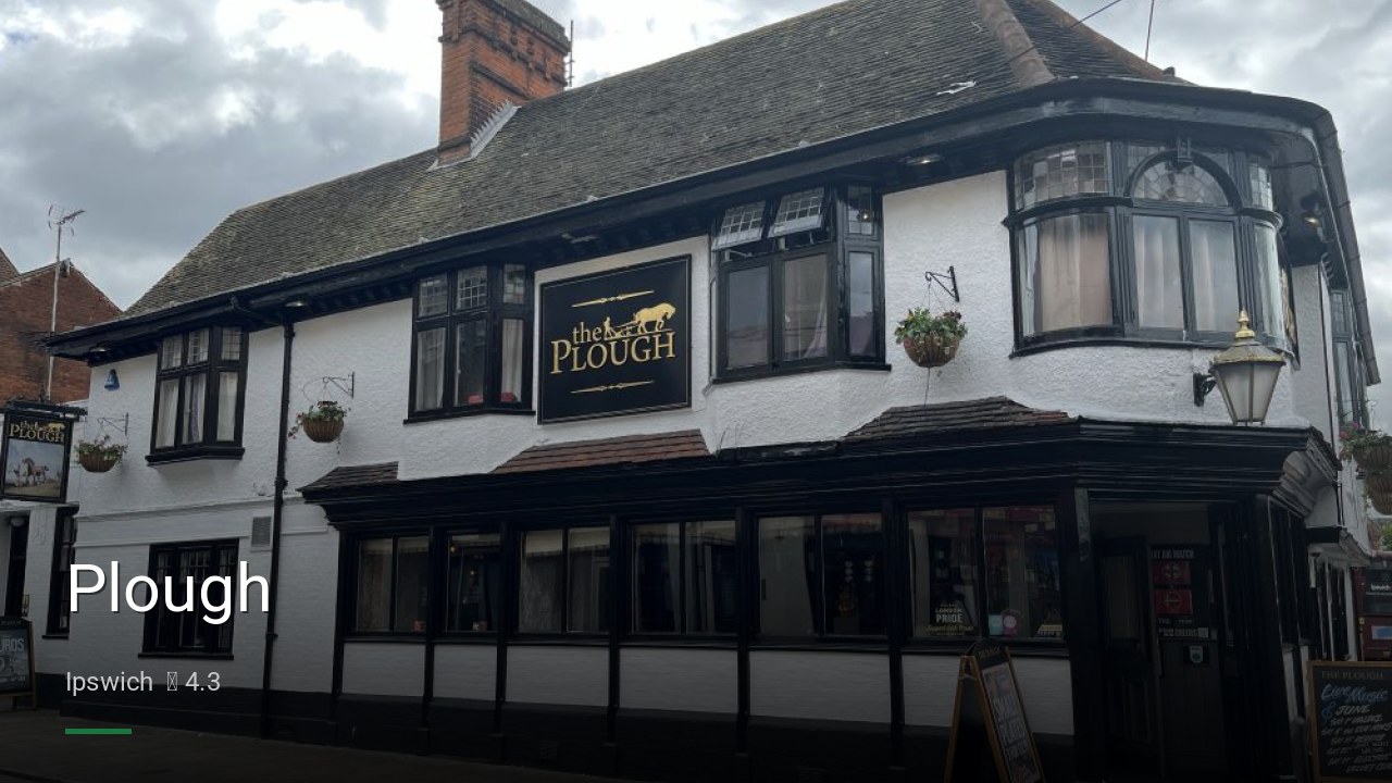 Plough - Sports Bars in Ipswich