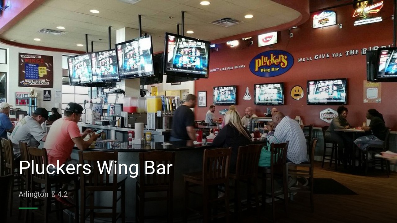Pluckers Wing Bar - Sports Bars in Arlington