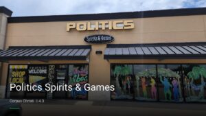 Politics Spirits & Games — Sports bars in Corpus Christi