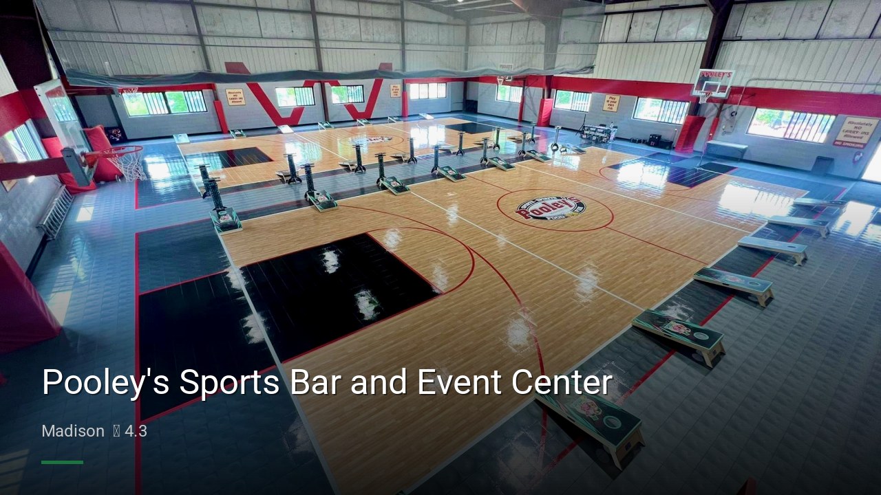 Pooley's Sports Bar and Event Center - Sports Bars in Madison